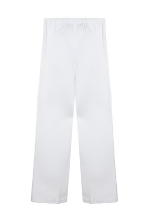 Pantalone in misto cotone bianco VIA MASINI80 | P26M998LJ808